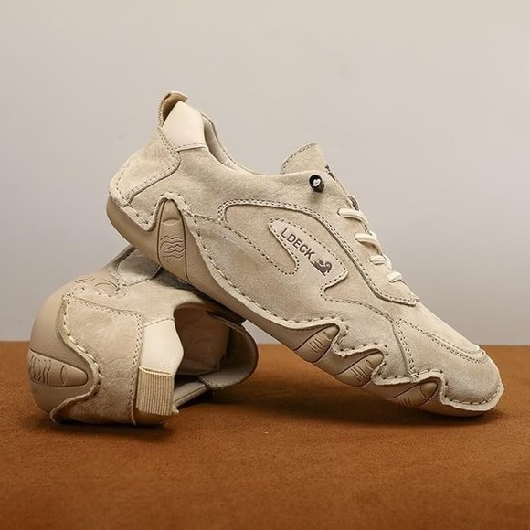 Dbeck Sunday Walkers Womens Size 5.5 Minimalist Shoes Hiking Beige - NEW - Picture 2 of 5